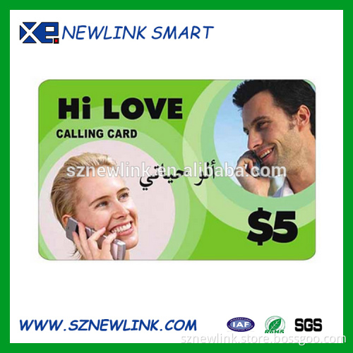 High Quality Preprinted Plastic Scratch off PVC Gift Card